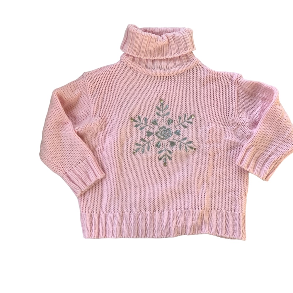 The Children’s Place pretty in pink sweater Sizes 6.